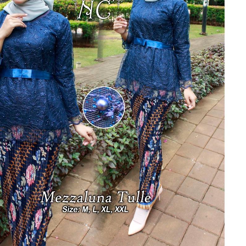 ➥ SET KEBAYA TULLE MEZALUNA / KEBAYA TULLE / KEBAYA MODERN / KEBAYA WISUDA / KEBAYA MURAH ◘