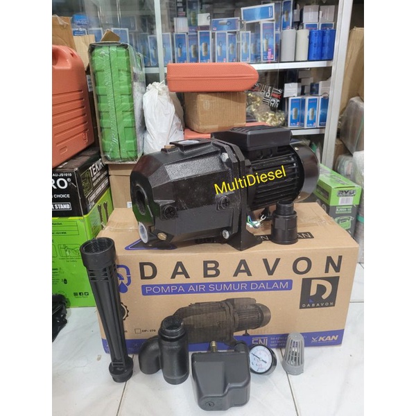 Pompa Air Jetpump Sumur Dalam DABAVON 370watt kedalaman 40meter