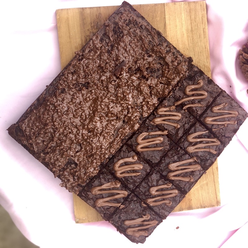 

nutella chocomaltine brownies