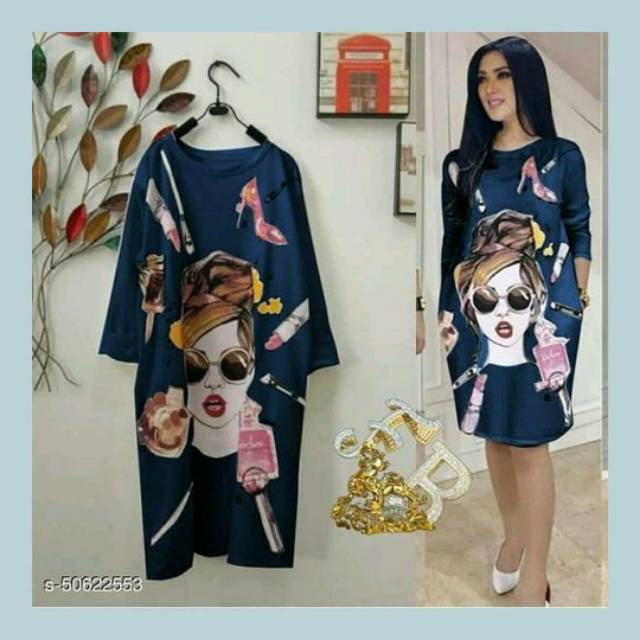 TUNIK BEAUTY GIRL NAVY-NAVY BLUE