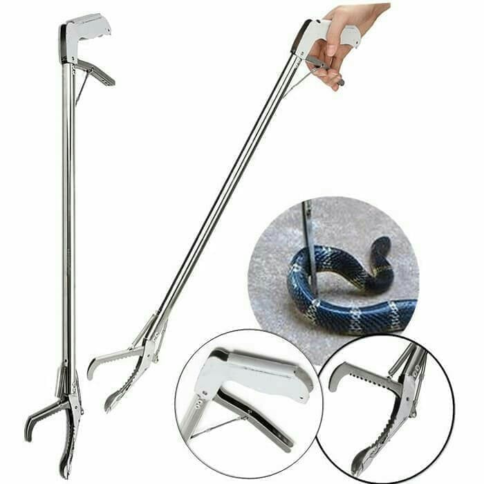 Tongkat Alat Penjepit Penangkap Ular lindung belut moa binatang Grabstick Snake Tongs Tebal kuat