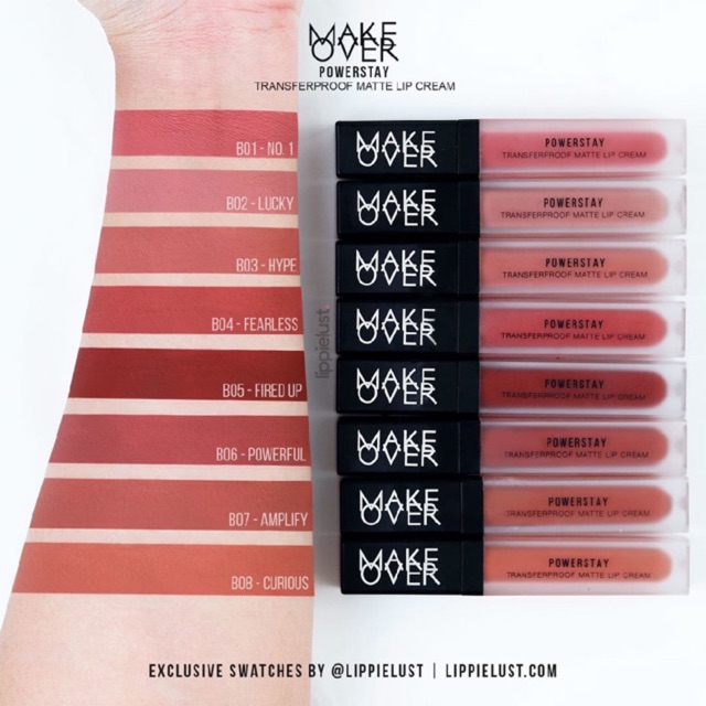 Makeover Powerstay Transferproof Matte Lip Cream