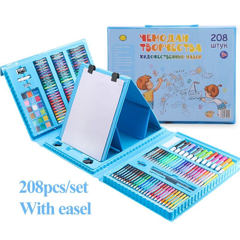 

Crayon set 208 PCS cat minyak pensil warna / pensil warna / pensil melukis anak