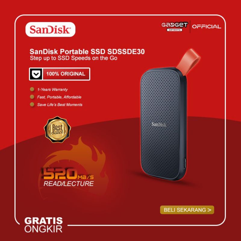 SanDisk Extreme Portable USB 3.1 Type-C External SSD