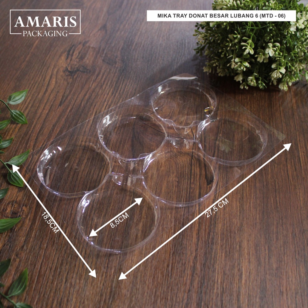 

Mika Tray Donat Besar Lubang 6 Isi 25 Pcs MTD-6