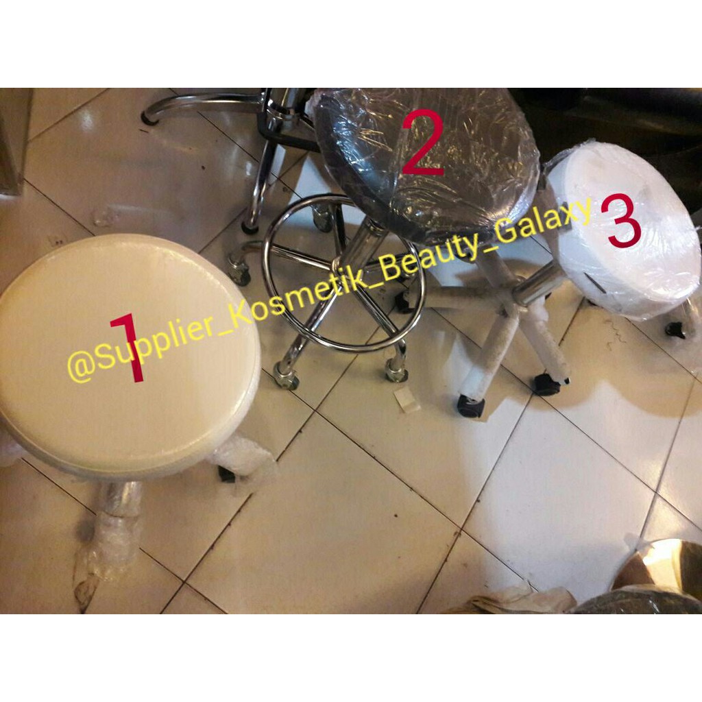 kursi hidrolik 2/kursi putar/kursi salon bulat/kursi terapis/stool