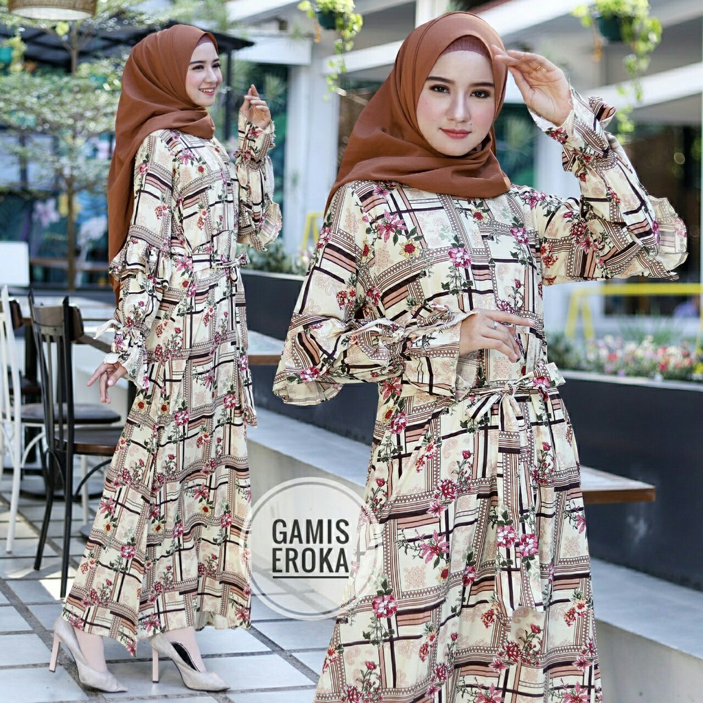 GAMIS EROKA RAYON 4Warna