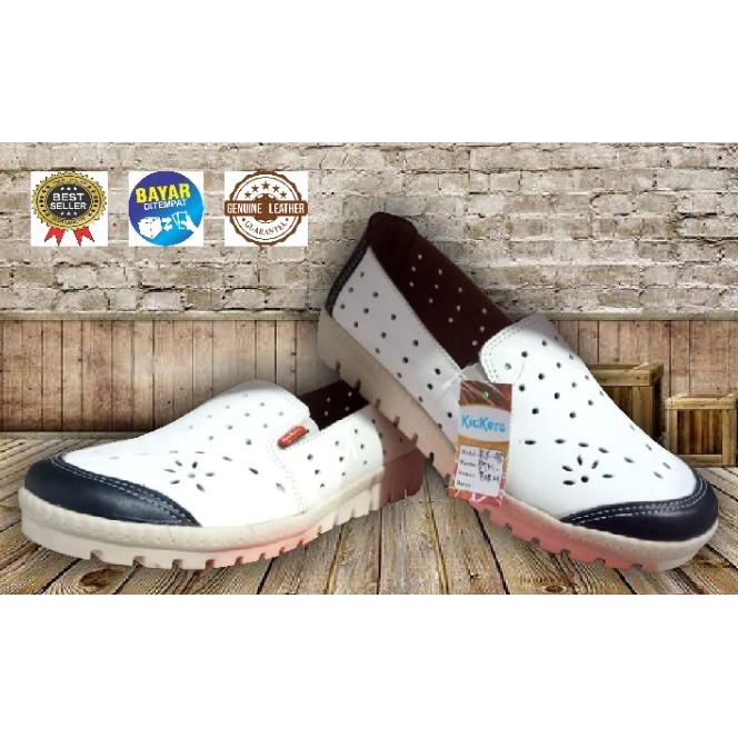 Sepatu Casual Kulit Wanita KR45 Shopee Indonesia Sepatu Casual Kulit Wanita KR45 Shopee Indonesia