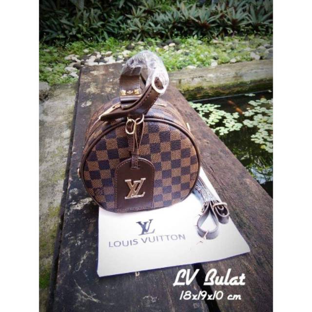 LV Bulat / tas wanita tas wanita murah tas fashion