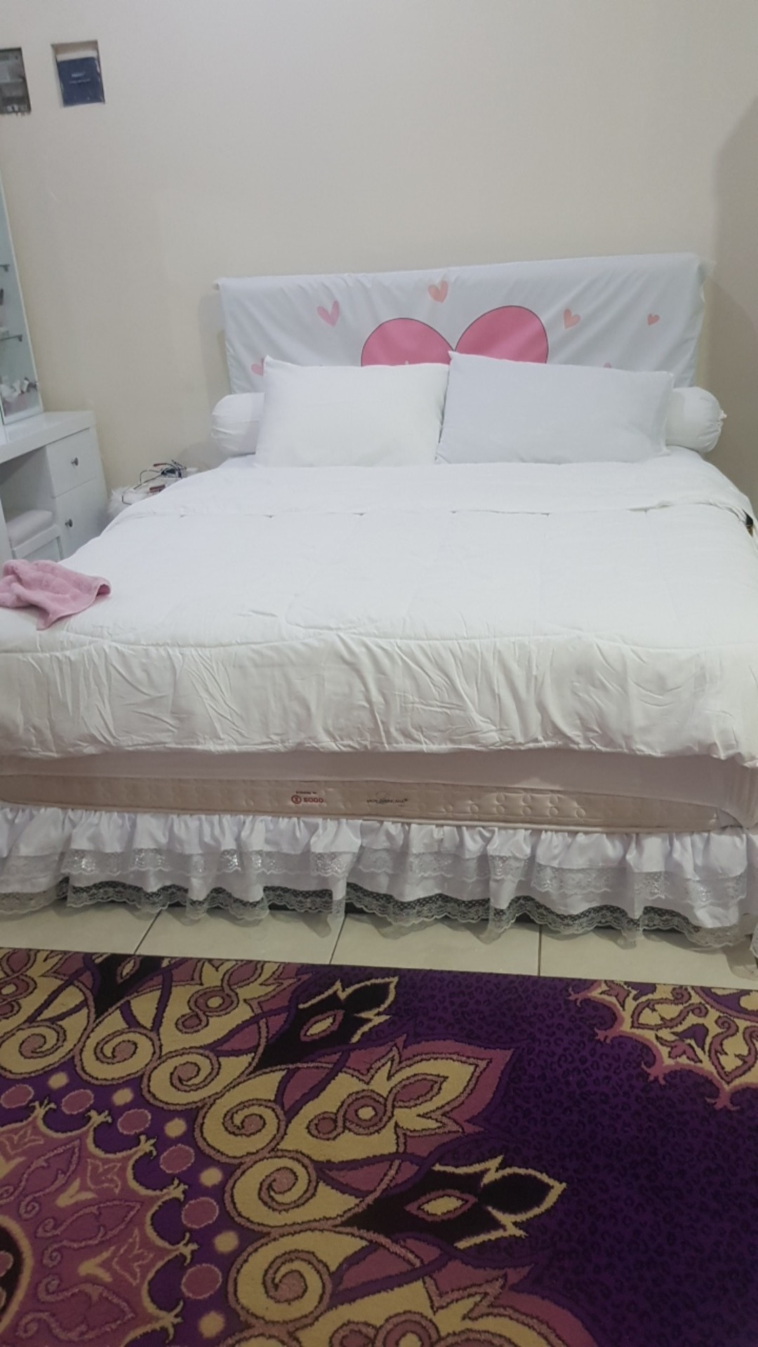 Bed Skirt / Rok Dipan / Rumbai Dipan Susun 2