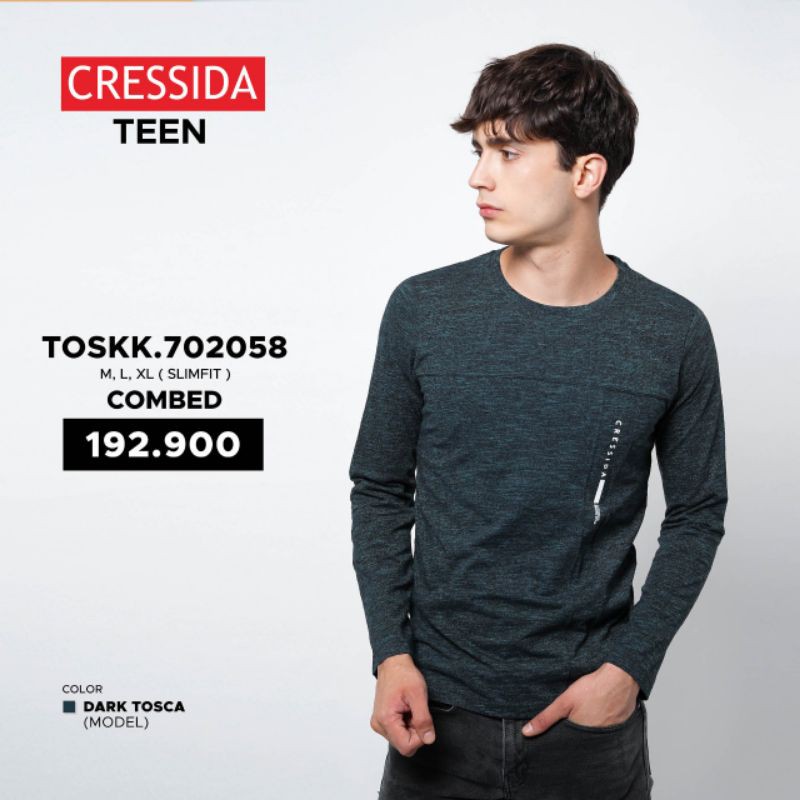 kaos lengan panjang/kaos Cressida/kaos berkualitas