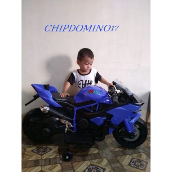MAINAN MOTOR AKI GP H2R BAN EVA AKI 12 VOLT - MAINAN MOTOR AKI ANAK