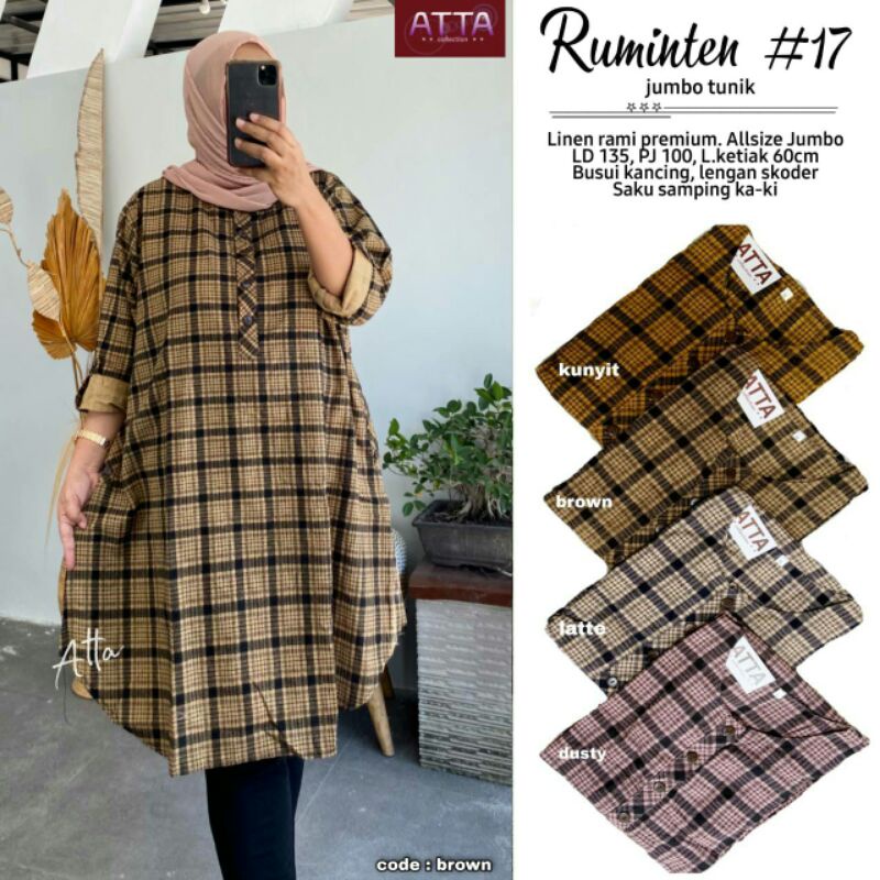 TUNIK JUMBO KATUN KOTAK