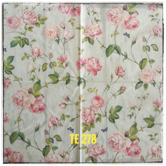 Tisu eropah ukuran 33x33 cm 1 pack= 20 pcs tidak campur motif 033