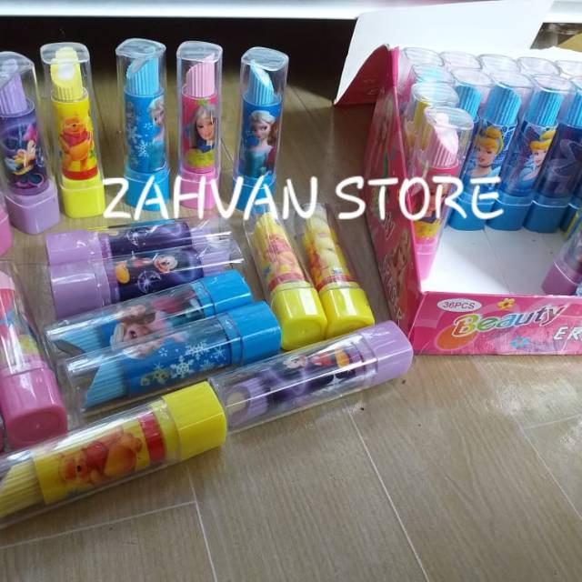 

PENGHAPUS PENSIL LIPSTIK KARAKTER / PENGHAPUS LIPSTIK