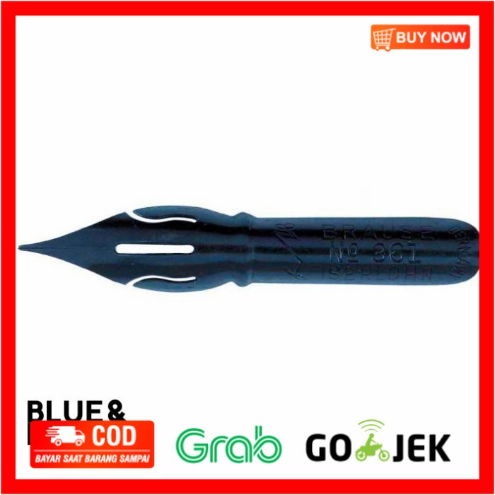 

(BISA COD) Brause 361 Steno Nib / Blue Pumpkin