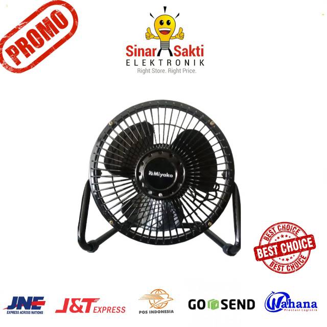 Kipas angin meja miyako desk fan 6 inch industrial fan besi mini 6&quot;