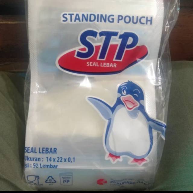 Standing pouch 14x22,plastik klip berdiri isi 50pcs