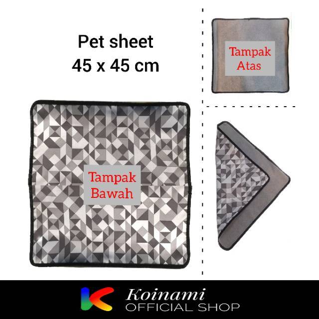 Pet Sheet tatakan kencing / pet toilet / UNDERPAD edoth