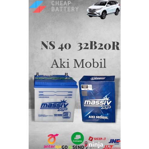 Aki/Accu mobil massiv xp basah ns40 Avanza, terios, rush dll