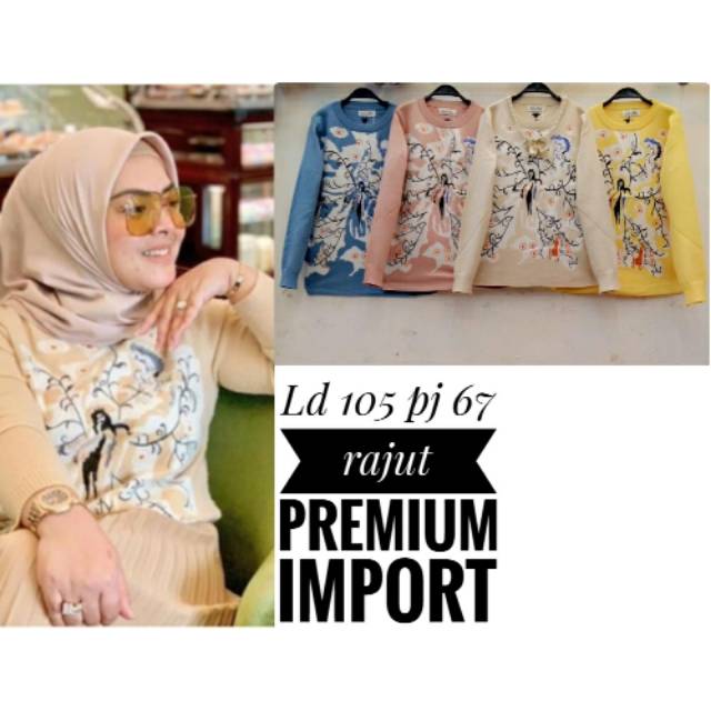 BLOUSE RAJUT PREMIUM IMPORT