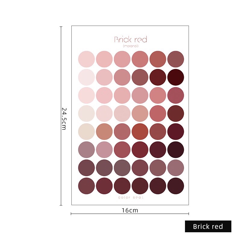 

(SHARING!!) sticker dot 2cm / sticker jounal / sticker bulat / DIY Bullet journal
