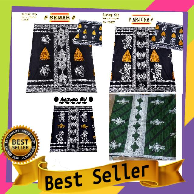 SARUNG BATIK SEMAR ARJUNA NU SARUNG BATIK NU