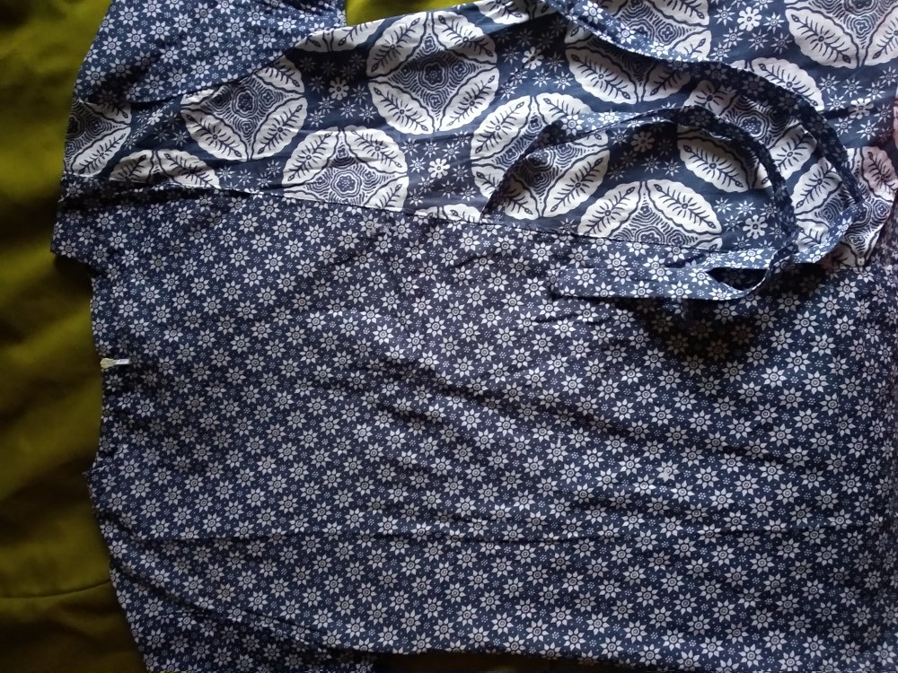 Tey-17 Batik Wanita Asj Sa Hrb026 Kenongo Kemeja Tosca Pendek