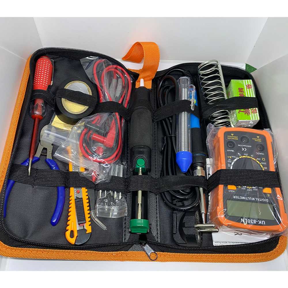 GIJ - HandsKit Soldering Iron Tool Kit 110V 60W