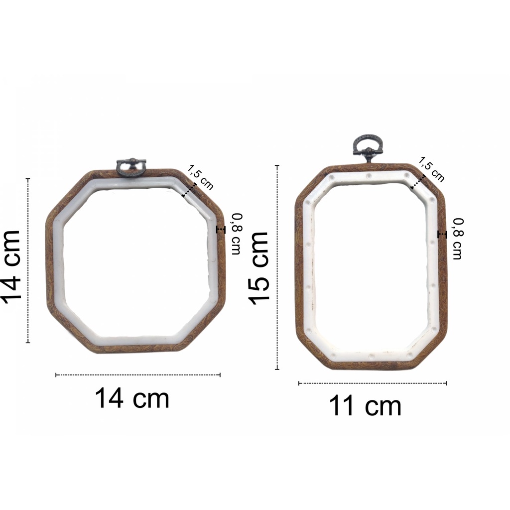 Embroidery Hoop Frame Imitate Wood | Stretch Cross Stitch Tool | Sulam