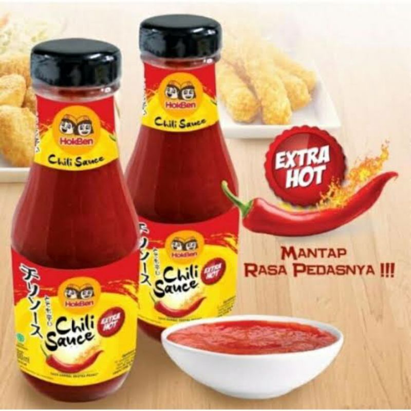 

Saos Sambal Hokben Chili Sauce Extra Pedas 200ml