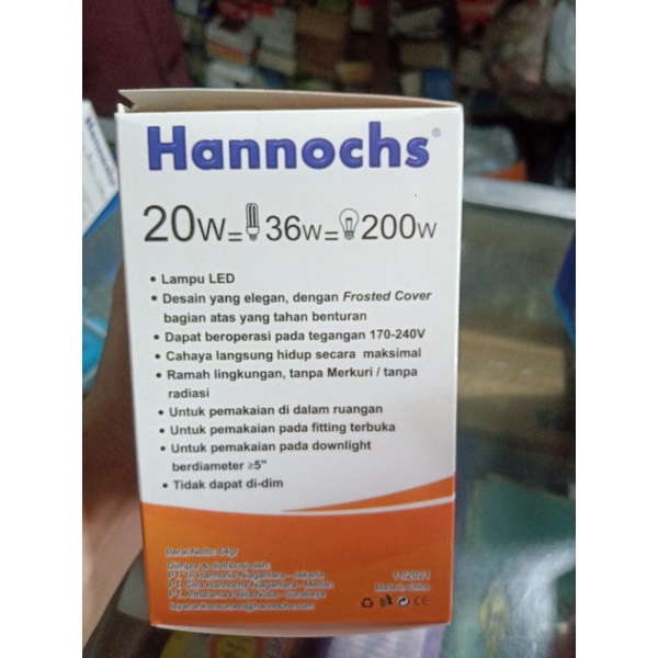 lampu hannochs LED 20 watt