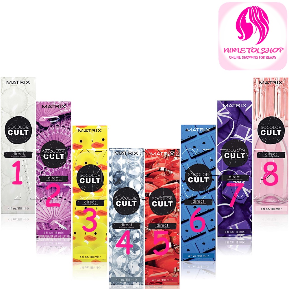 ❤️ NIMETOLSHOP ❤️ MATRIX Socolor Cult 90ml Pewarna Matrik Hair So Color Cat Rambut ❤️ NIMETOLSHOP ❤️