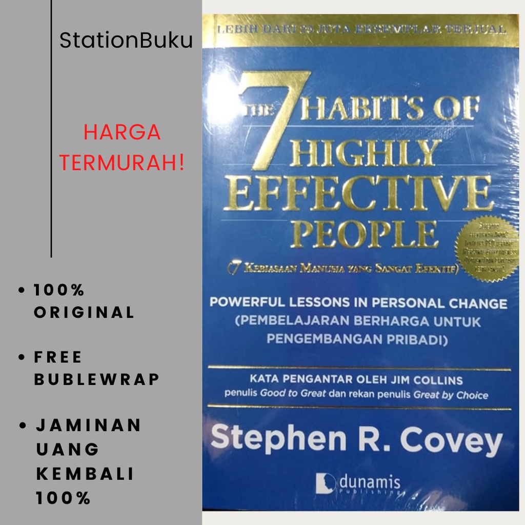 Jual The 7 Habits Of Highly Effective People By Stephen R. Covey ...