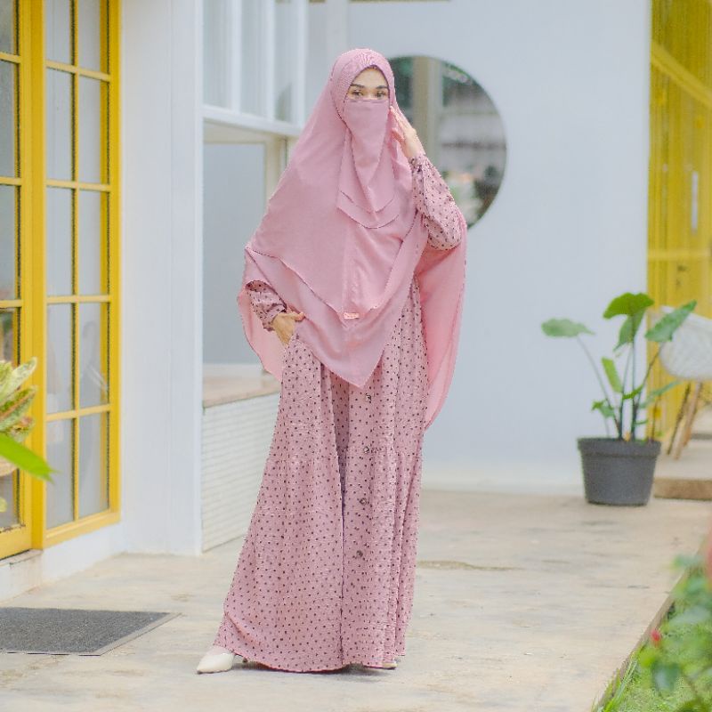 Gamis Saffa Set By Gerai Mika