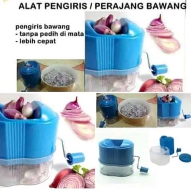 Vanstar Gilingan Pengiris Bawang / Pemotong Bawang / Perajang Berambang