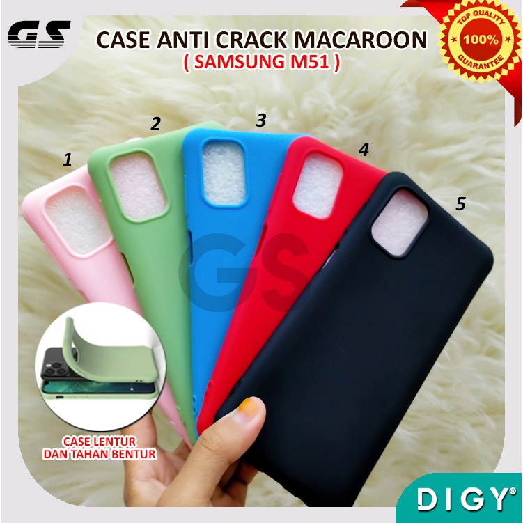 Samsung M51 A21S A01 A01 CORE A10S J2 PRIME J7 PRIME TPU Case Casing anticrack Macaron  Warna