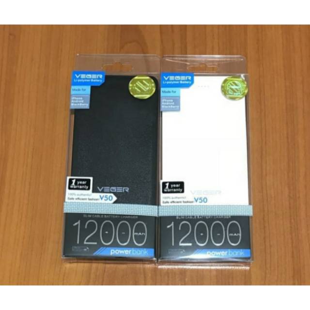 Powerbank Power Bank Veger V50 12000 mah