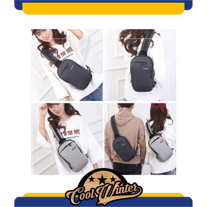 CLEVER BEES TAS SELEMPANG MULTIFUNCTIONAL FASHION CHEST BAG - L68 CoolWinter