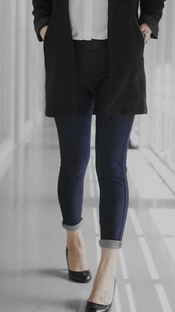 Celana legging semi softjeans