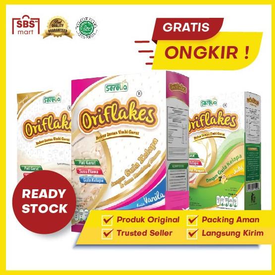 

PROMO ORIFLAKES Sereal Umbi Garut Gerd Asam Lambung 350 gram