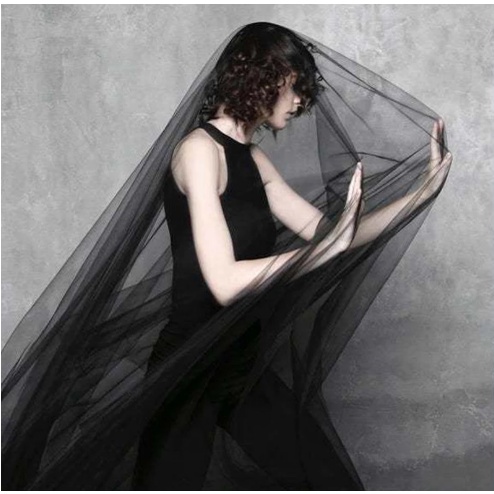 Wedding Veil Long Bridal Veils One layer Black Bride Veil Wedding 3&4 Meter