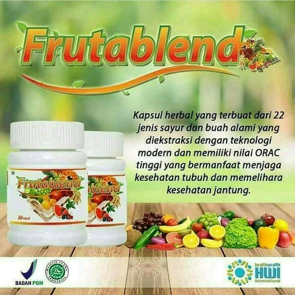 FRUTABLEND HWI 100% asli Original