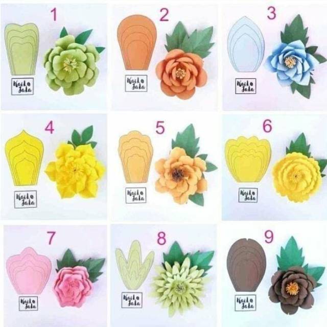  Kertas  Yang Cocok Untuk Paper Flower Pintar Mencocokan