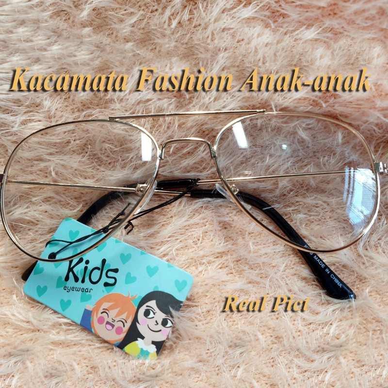 Kacamata Anak anak Model Aviator Anti UV Kaca mata Anak Cewe Kids Sunglasses Kacamata Anak Gaya