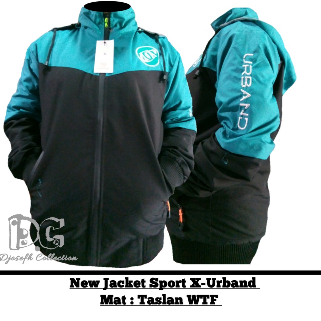 JAKET OUTDOOR PRIA WANITA SPORT X-URBAND BAHAN TASLAN WATERPROOF HODDIE OUTWEAR