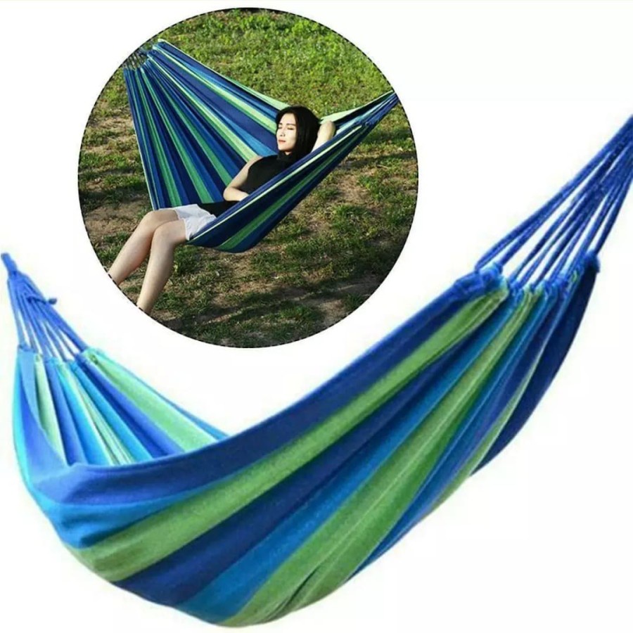 SHENAR , HAMMOCK OUTDOOR CAMPING HIKING TEMPAT TIDUR GANTUNG AYUNAN (BISA COD)