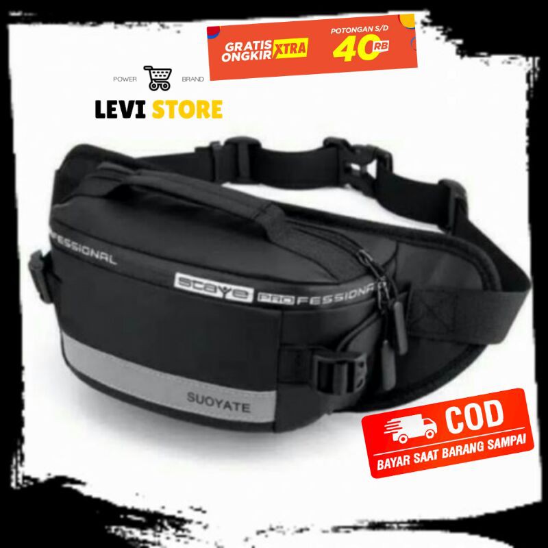 Tas pria/tas selempang pria/waistbag pria/ Tas pinggang suoyate haoshuai termurah