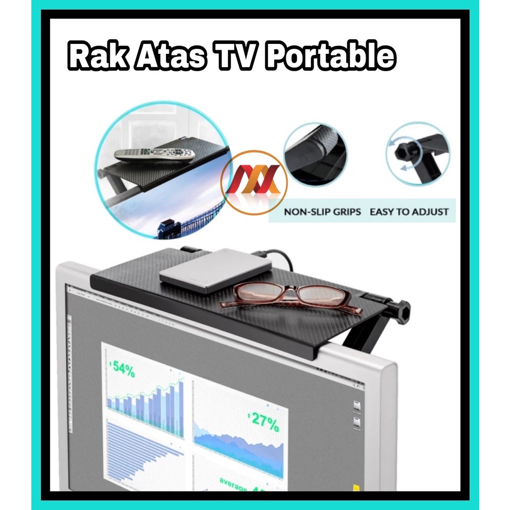 rak tv atas screen top shelf rack tv rack shelves rak wifi pajangan tatakan rak tv - tatakan pajangan monitor