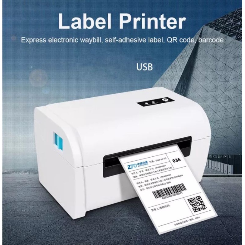 Zjiang POS Thermal Receipt Label Printer 110mm - ZJ-9200 - White